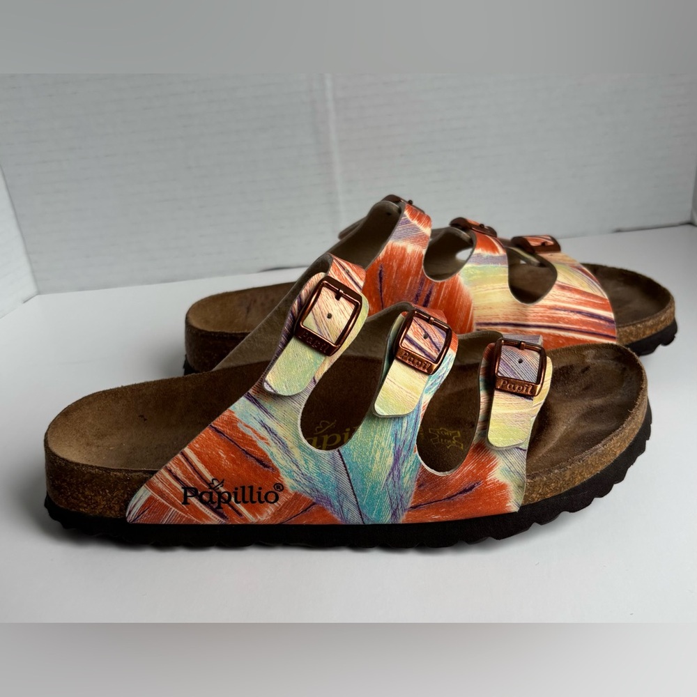 Birkenstock Papillio Florida Ladies Sandals Multi Color Size 5 US - Picture 4 of 12